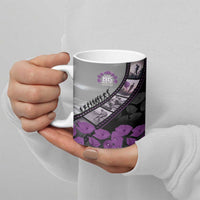 Personalised Remembering ANZAC Lest We Forget Ceramic Mug Vintage Film Frame Memorial Purple Poppy LT9 - Polynesian Pride