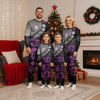 Personalised Remembering ANZAC Lest We Forget Pajama Set Vintage Film Frame Memorial Purple Poppy LT9 - Polynesian Pride