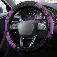 Remembering ANZAC Lest We Forget Steering Wheel Cover Vintage Film Frame Memorial Purple Poppy LT9 - Polynesian Pride