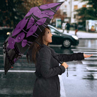 Personalised Remembering ANZAC Lest We Forget Umbrella Vintage Film Frame Memorial Purple Poppy