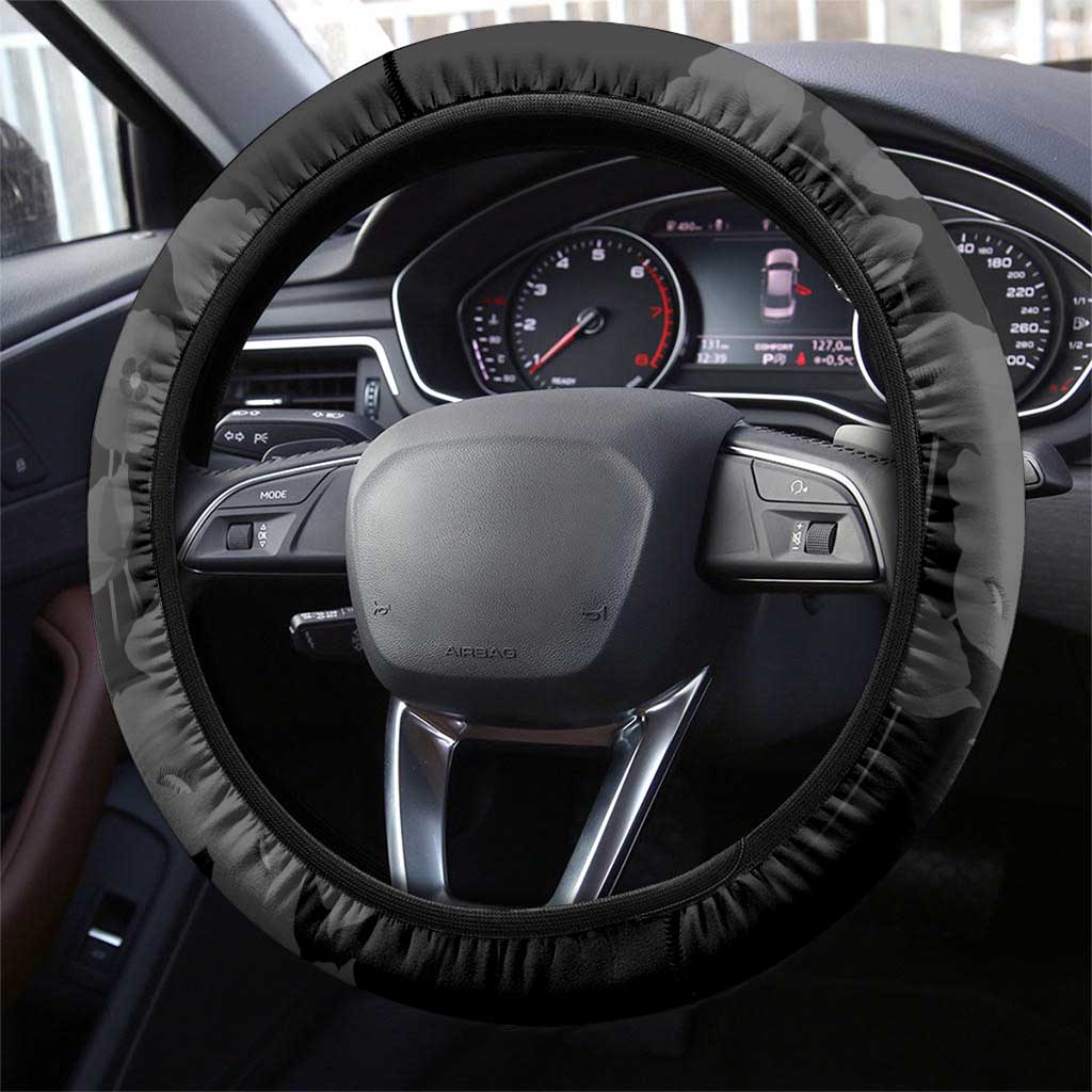 Remembering ANZAC Lest We Forget Steering Wheel Cover Vintage Film Frame Memorial Red Poppy
