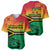 Hapi 44th Indipendens Dei Vanuatu Baseball Jersey Yumi 1980 with Vanuatuan Beach Landscape