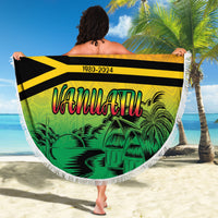 Hapi 44th Indipendens Dei Vanuatu Beach Blanket Yumi 1980 with Vanuatuan Beach Landscape LT9 - Polynesian Pride