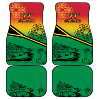 Hapi 44th Indipendens Dei Vanuatu Car Mats Yumi 1980 with Vanuatuan Beach Landscape LT9 - Polynesian Pride