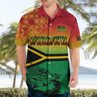 Hapi 44th Indipendens Dei Vanuatu Hawaiian Shirt Yumi 1980 with Vanuatuan Beach Landscape LT9 - Polynesian Pride