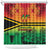 Hapi 44th Indipendens Dei Vanuatu Shower Curtain Yumi 1980 with Vanuatuan Beach Landscape