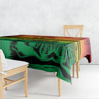 Hapi 44th Indipendens Dei Vanuatu Tablecloth Yumi 1980 with Vanuatuan Beach Landscape LT9 - Polynesian Pride