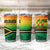 Hapi 44th Indipendens Dei Vanuatu Tumbler Cup Yumi 1980 with Vanuatuan Beach Landscape