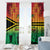 Hapi 44th Indipendens Dei Vanuatu Window Curtain Yumi 1980 with Vanuatuan Beach Landscape