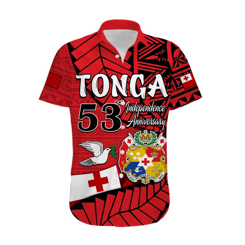 Tonga Emancipation Day Hawaiian Shirt Happy 53rd Independence Anniversary LT9 - Polynesian Pride