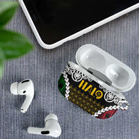 Halo Vanuatu Pride AirPods Case Vanuatuan Sand Drawing Pattern LT9 - Polynesian Pride