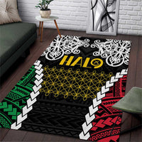 Halo Vanuatu Pride Area Rug Vanuatuan Sand Drawing Pattern