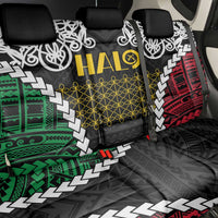 Halo Vanuatu Pride Back Car Seat Cover Vanuatuan Sand Drawing Pattern