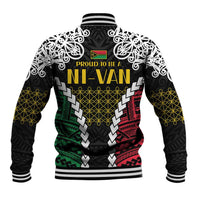 Halo Vanuatu Pride Baseball Jacket Vanuatuan Sand Drawing Pattern LT9 - Polynesian Pride