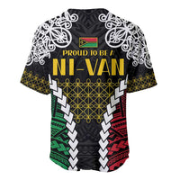 Halo Vanuatu Pride Baseball Jersey Vanuatuan Sand Drawing Pattern