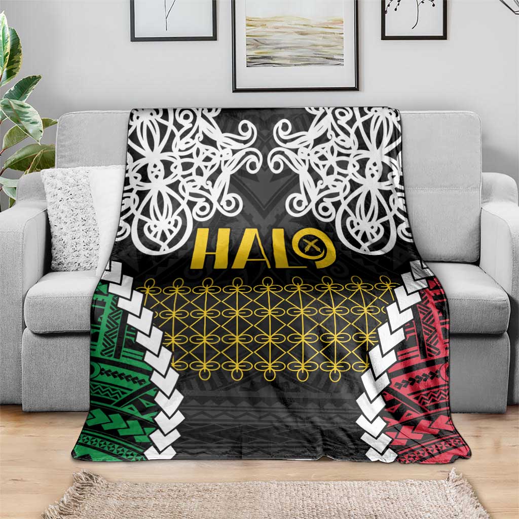 Halo Vanuatu Pride Blanket Vanuatuan Sand Drawing Pattern LT9 - Polynesian Pride