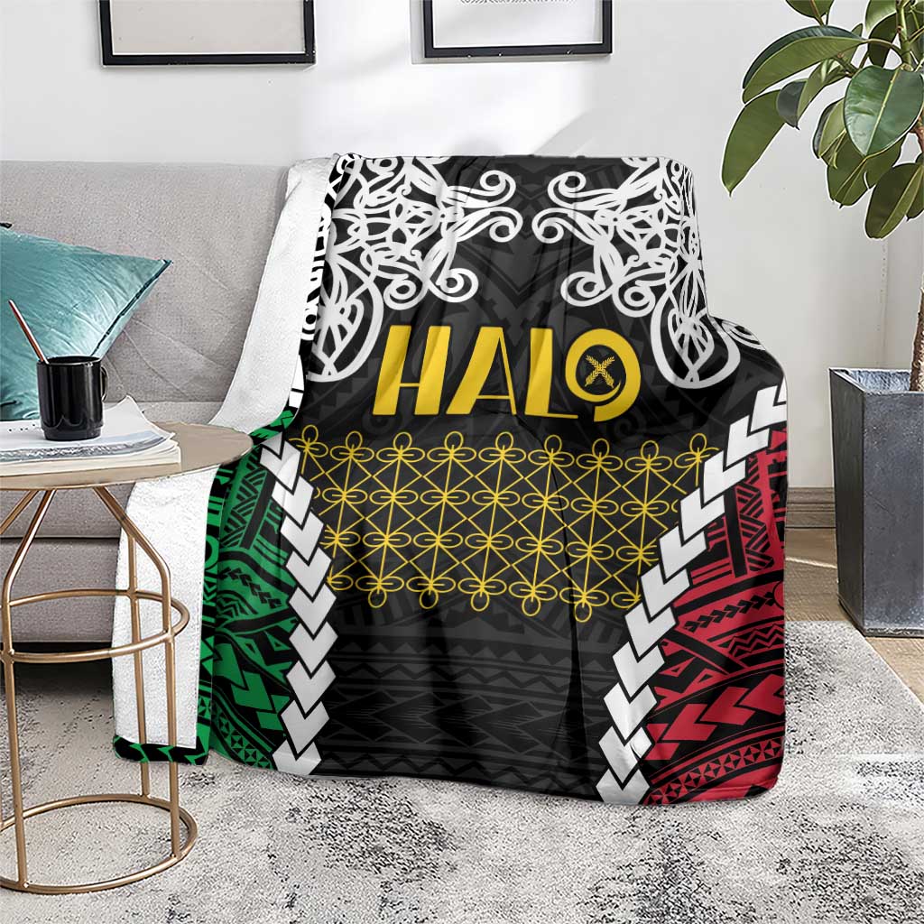 Halo Vanuatu Pride Blanket Vanuatuan Sand Drawing Pattern LT9 - Polynesian Pride