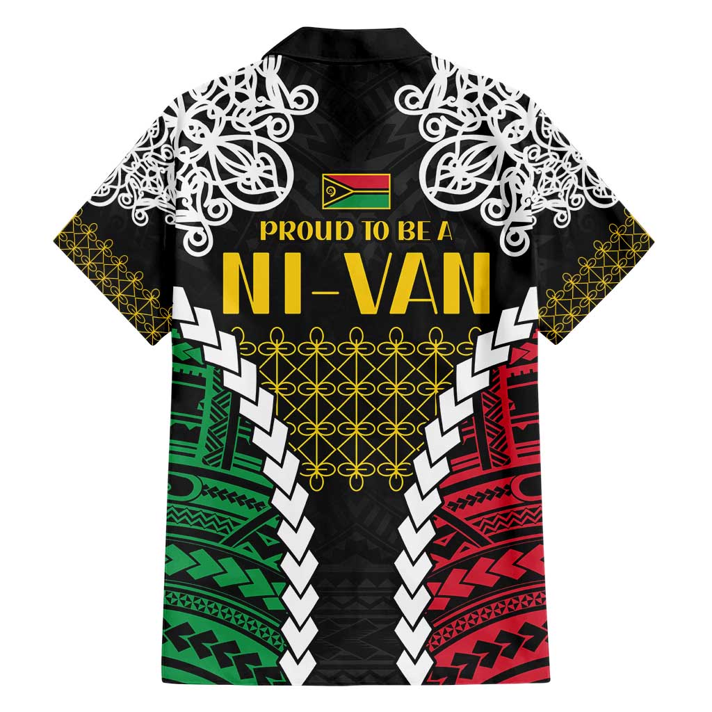 Halo Vanuatu Pride Family Matching Short Sleeve Bodycon Dress and Hawaiian Shirt Vanuatuan Sand Drawing Pattern