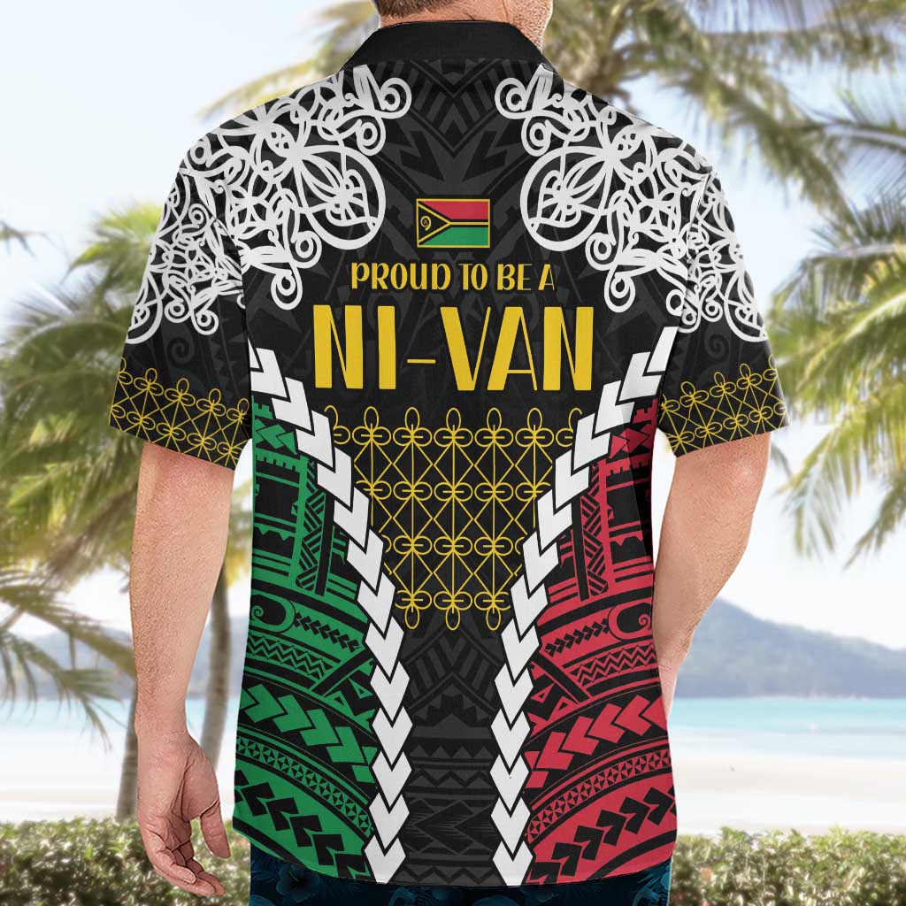 Halo Vanuatu Pride Hawaiian Shirt Vanuatuan Sand Drawing Pattern LT9 - Polynesian Pride