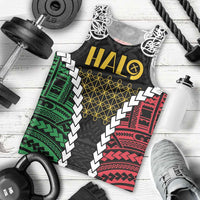 Halo Vanuatu Pride Men Tank Top Vanuatuan Sand Drawing Pattern LT9 - Polynesian Pride