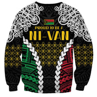 Halo Vanuatu Pride Sweatshirt Vanuatuan Sand Drawing Pattern LT9 - Polynesian Pride