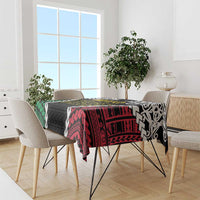 Halo Vanuatu Pride Tablecloth Vanuatuan Sand Drawing Pattern LT9 - Polynesian Pride