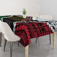Halo Vanuatu Pride Tablecloth Vanuatuan Sand Drawing Pattern LT9 - Polynesian Pride