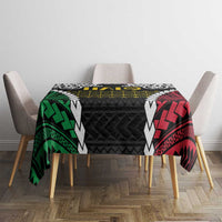 Halo Vanuatu Pride Tablecloth Vanuatuan Sand Drawing Pattern LT9 - Polynesian Pride