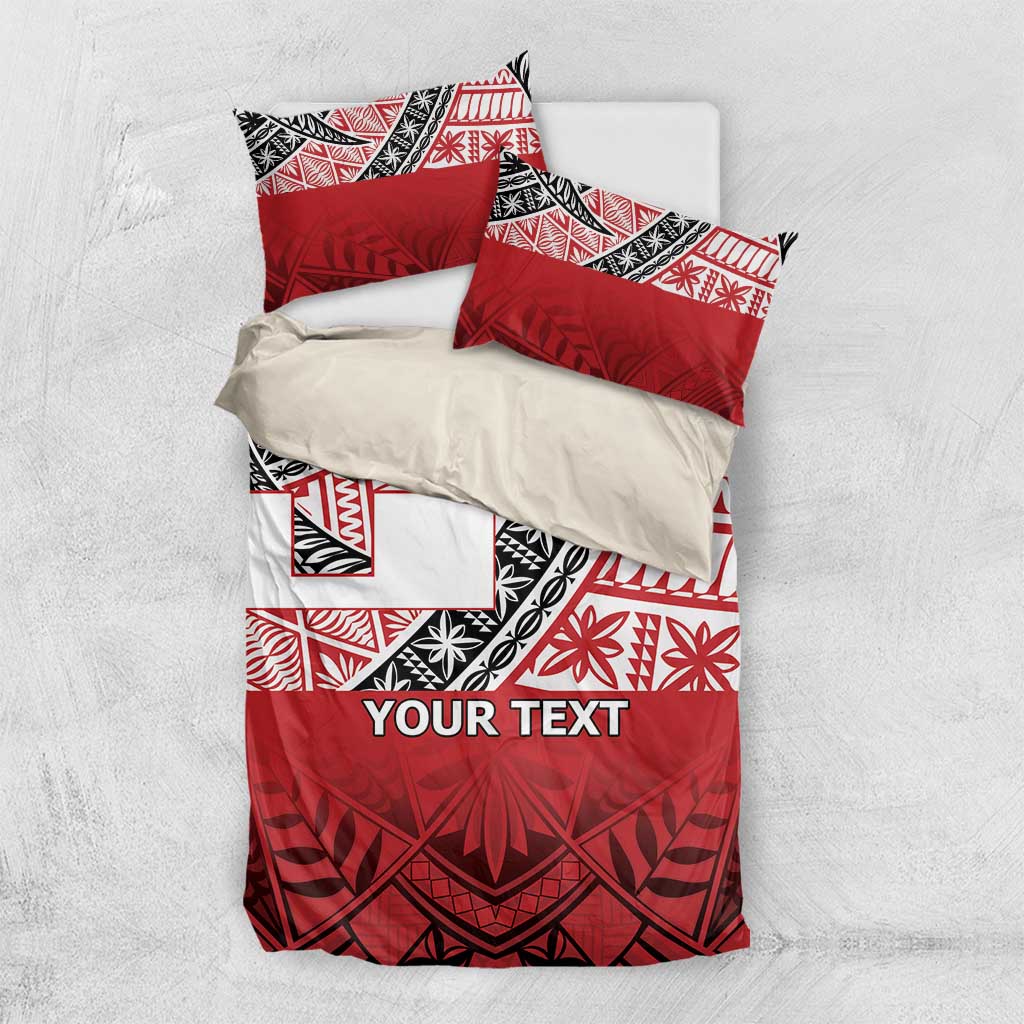 Malo e lelei Tonga Bedding Set Ngatu Tokelau Feletoa Fata Traditional Polynesian Pattern