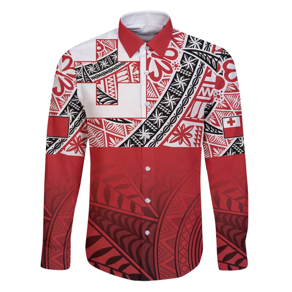 Malo e lelei Tonga Family Matching Puletasi and Hawaiian Shirt Ngatu Tokelau Feletoa Fata Traditional Polynesian Pattern