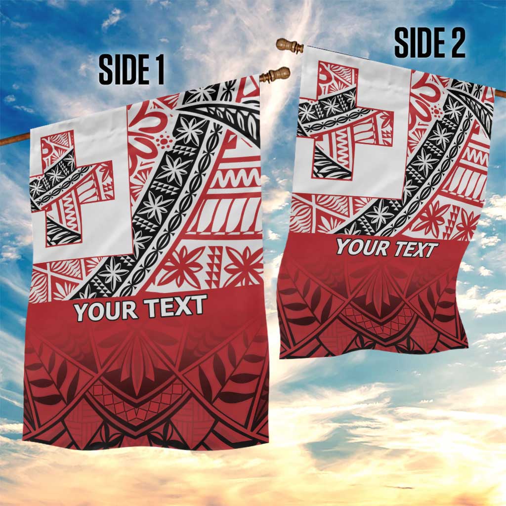 Malo e lelei Tonga Garden Flag Ngatu Tokelau Feletoa Fata Traditional Polynesian Pattern