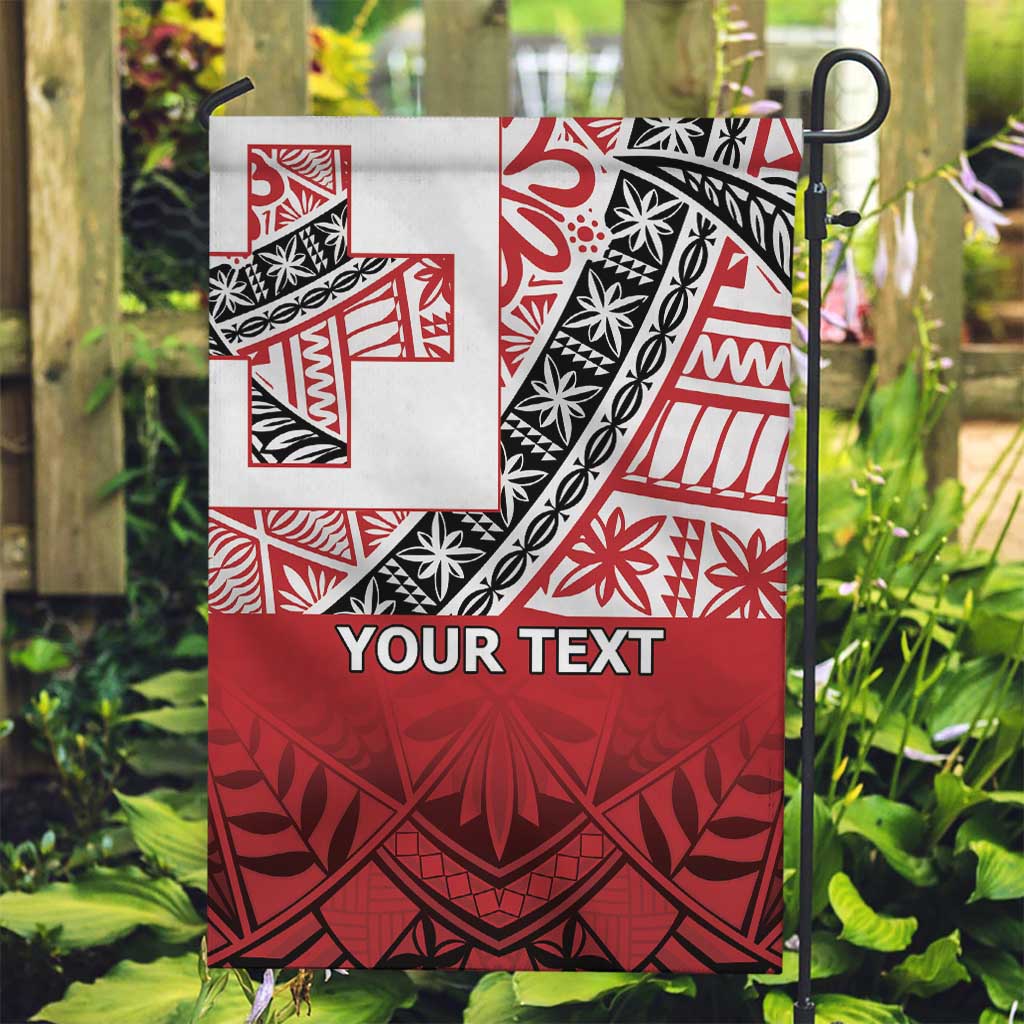 Malo e lelei Tonga Garden Flag Ngatu Tokelau Feletoa Fata Traditional Polynesian Pattern