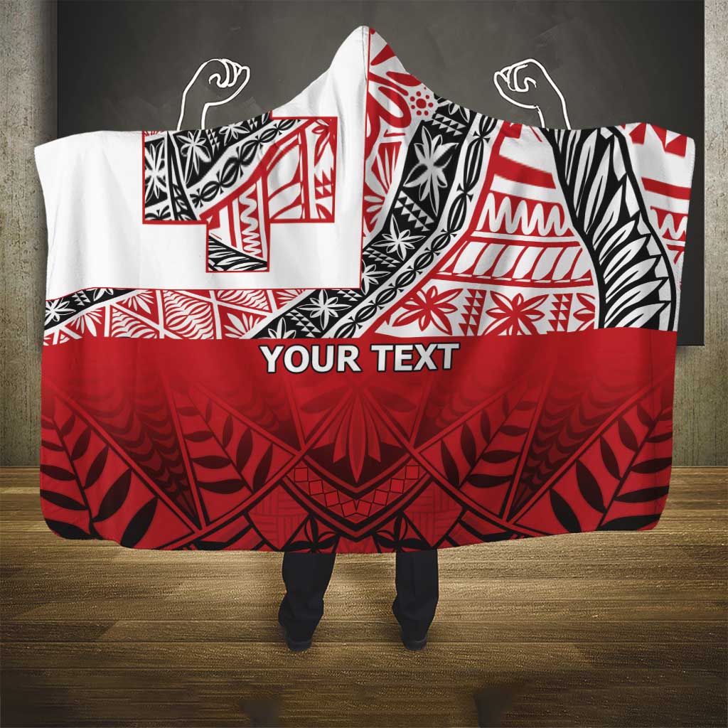 Malo e lelei Tonga Hooded Blanket Ngatu Tokelau Feletoa Fata Traditional Polynesian Pattern