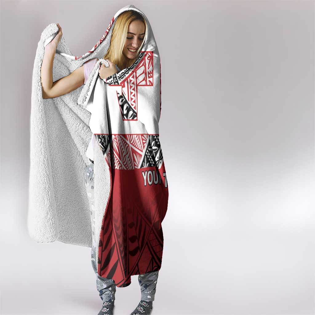 Malo e lelei Tonga Hooded Blanket Ngatu Tokelau Feletoa Fata Traditional Polynesian Pattern
