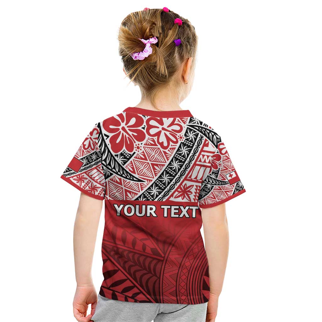 Malo e lelei Tonga Kid T Shirt Ngatu Tokelau Feletoa Fata Traditional Polynesian Pattern