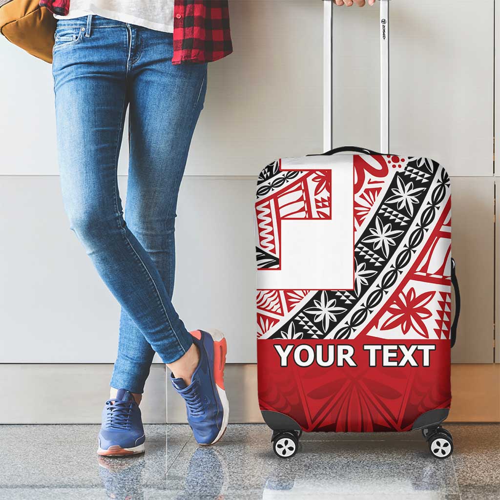 Malo e lelei Tonga Luggage Cover Ngatu Tokelau Feletoa Fata Traditional Polynesian Pattern