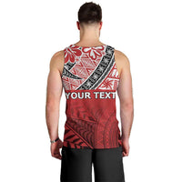 Malo e lelei Tonga Men Tank Top Ngatu Tokelau Feletoa Fata Traditional Polynesian Pattern