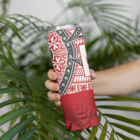 Malo e lelei Tonga Skinny Tumbler Ngatu Tokelau Feletoa Fata Traditional Polynesian Pattern