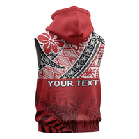 Malo e lelei Tonga Sleeveless Hoodie Ngatu Tokelau Feletoa Fata Traditional Polynesian Pattern - Polynesian Pride
