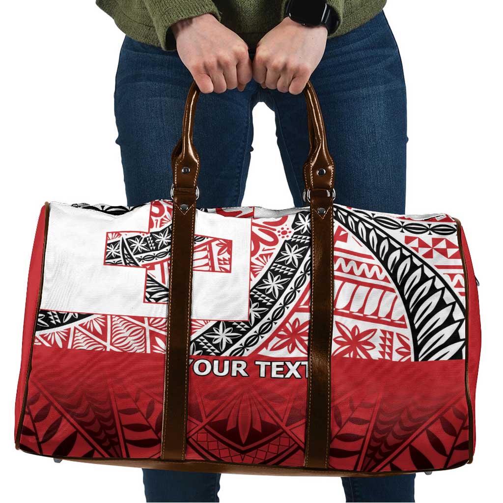 Malo e lelei Tonga Travel Bag Ngatu Tokelau Feletoa Fata Traditional Polynesian Pattern - Polynesian Pride