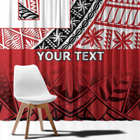 Malo e lelei Tonga Window Curtain Ngatu Tokelau Feletoa Fata Traditional Polynesian Pattern