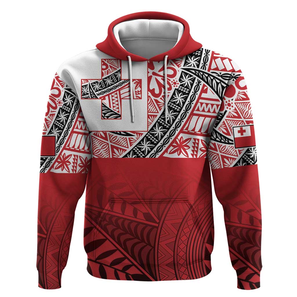 Malo e lelei Tonga Zip Hoodie Ngatu Tokelau Feletoa Fata Traditional Polynesian Pattern
