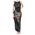 Custom Rugby Southern Hemisphere Tank Maxi Dress Argentina AUNZ South Africa Mascot Black - Polynesian Pride