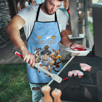 Custom Rugby Southern Hemisphere Apron Argentina AUNZ South Africa Mascot Blue LT9 - Polynesian Pride