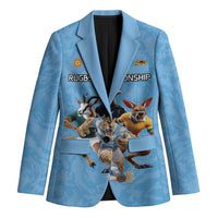 Custom Rugby Southern Hemisphere Blazer Argentina AUNZ South Africa Mascot Blue LT9 Unisex Blue - Polynesian Pride