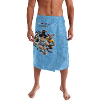 Custom Rugby Southern Hemisphere Lavalava Argentina AUNZ South Africa Mascot Blue - Polynesian Pride