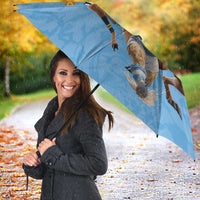 Custom Rugby Southern Hemisphere Umbrella Argentina AUNZ South Africa Mascot Blue LT9 - Polynesian Pride