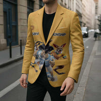Custom Rugby Southern Hemisphere Blazer Argentina AUNZ South Africa Mascot Gold LT9 - Polynesian Pride