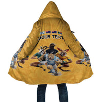 Custom Rugby Southern Hemisphere Cloak Argentina AUNZ South Africa Mascot Gold - Polynesian Pride