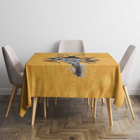 Custom Rugby Southern Hemisphere Tablecloth Argentina AUNZ South Africa Mascot Gold LT9 - Polynesian Pride
